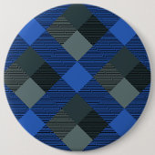 幾何学的な正方形の抽象化21 缶バッジ (正面)