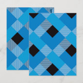 幾何学的な正方形の抽象化3 ポストカード (正面/裏面)