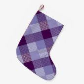 幾何学的な正方形の抽象化4 スモールクリスマスストッキング (正面 (吊り時))