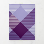 幾何学的な正方形の抽象化4 三つ折りクリスマスカード (カバー)