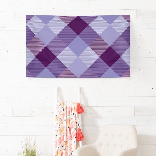 幾何学的な正方形の抽象化4 横断幕 (インサイチュ)