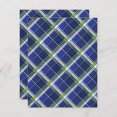 幾何学的な正方形の抽象化5 ノートカード (正面/裏面)