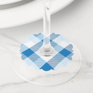 幾何学的な正方形の抽象化6 ワイングラスタグ