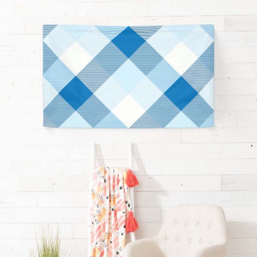 幾何学的な正方形の抽象化6 横断幕 (インサイチュ)