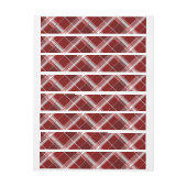 幾何学的な正方形の抽象化7 ラップアラウンドラベル (シート)