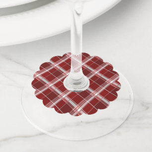 幾何学的な正方形の抽象化7 ワイングラスタグ