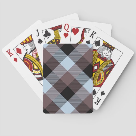 幾何学的な正方形の抽象化8 トランプ (裏面)