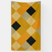 幾何学的な正方形の抽象化9 横断幕 (縦)