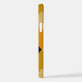 幾何学的な正方形の抽象化9 iPhoneケース (右側面)