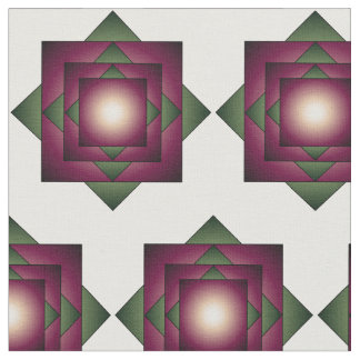 幾何学的な正方形 ファブリック