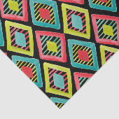 幾何学的な水の色のダイヤモンドのパターンのギフト 薄葉紙 (詳細)