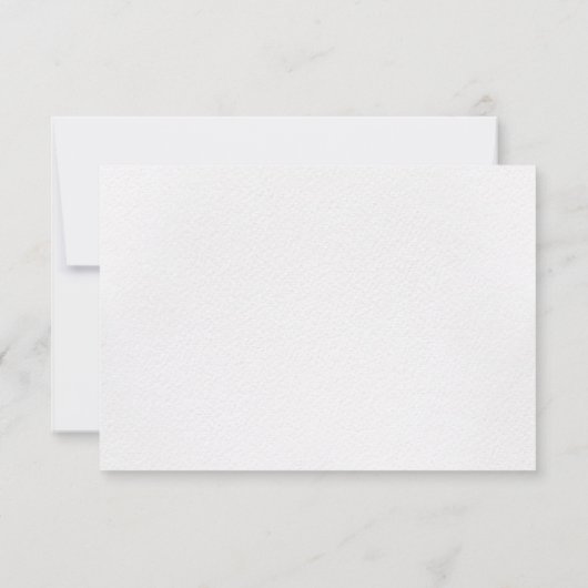 幾何学的な水の色の結婚結晶 出欠カード (裏面)