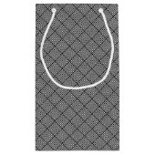 幾何学的な点検された質 スモールペーパーバッグ (裏面)