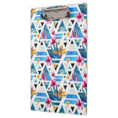 幾何学的な熱帯花模様 クリップボード (左)