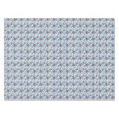 幾何学的な熱帯花模様 テーブルクロス (正面(横))