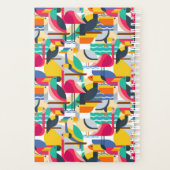 幾何学的な熱帯鳥 |モノグラム プランナー手帳 (裏面)