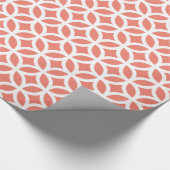 幾何学的な珊瑚の包装紙 ラッピングペーパー (角)