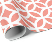 幾何学的な珊瑚の包装紙 ラッピングペーパー (ロールコーナー)