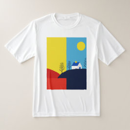 幾何学的な画像 Tシャツ