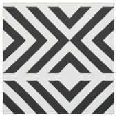 幾何学的な白黒シェブロンおよびダイヤモンド ファブリック (見本)