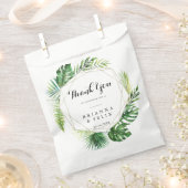 幾何学的な目的地トロピカルサンキュー結婚ズ フェイバーバッグ (クリップ留めされた状態)