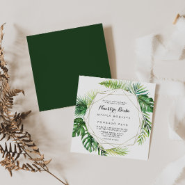 幾何学的な目的地Nuestra Boda結婚の 招待状