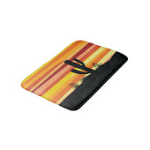 幾何学的な砂漠の夕日 バスマット (アングル)