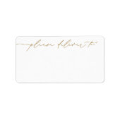 幾何学的な結婚緑のコレクション ラベル (正面)