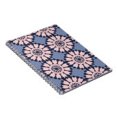 幾何学的な継ぎ目のない装飾パタ違うーン ノートブック (右側)