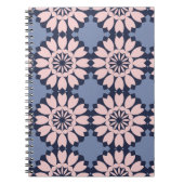 幾何学的な継ぎ目のない装飾パタ違うーン ノートブック (正面)