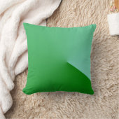幾何学的な緑の枕 クッション (ブランケット)