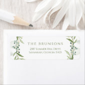 幾何学的な緑 ラベル (インサイチュ)