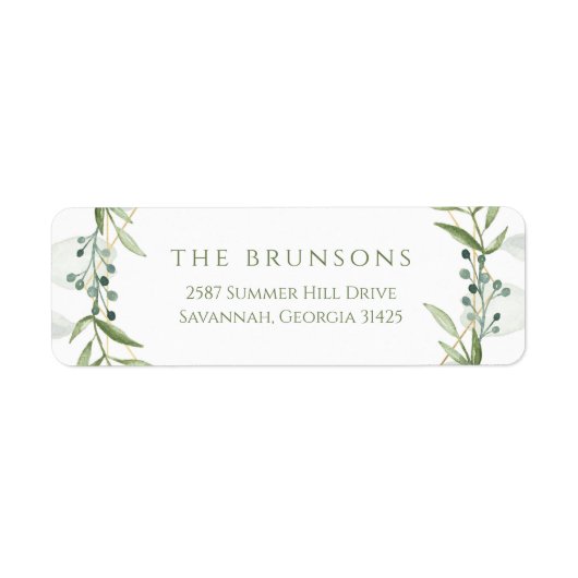 幾何学的な緑 ラベル (正面)