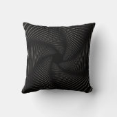 幾何学的な線画の美しい抽象芸術背景 クッション (裏面)