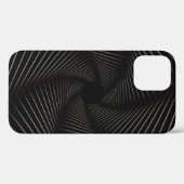 幾何学的な線画の美しい抽象芸術背景 Case-Mate iPhoneケース (裏面 (横))