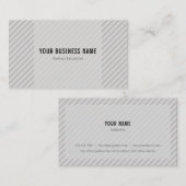 幾何学的な線 名刺 (正面/裏面)