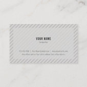 幾何学的な線 名刺 (裏面)