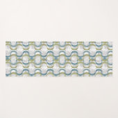 幾何学的な繰り返しIII ヨガマット (正面(横))