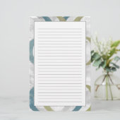 幾何学的な繰り返しIII 便箋 (スタンド正面)