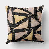 幾何学的な美的グラフィック クッション (裏面)