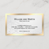 幾何学的な背景 | QRコード 名刺 (裏面)