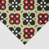 幾何学的な花ティッシュペーパー 薄葉紙 (詳細)