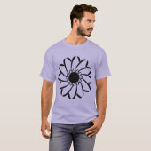 幾何学的な花 Tシャツ (正面フル)