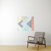 幾何学的な芸術のプリント タペストリー (インサイチュ(横))