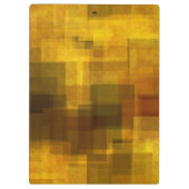 幾何学的な芸術のヴィンテージのカラフルの抽象芸術 クリップボード (裏面)