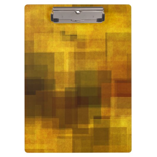 幾何学的な芸術のヴィンテージのカラフルの抽象芸術 クリップボード (正面)