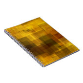 幾何学的な芸術のヴィンテージのカラフルの抽象芸術 ノートブック (右側)