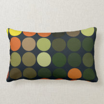 幾何学的な芸術の黄色、オレンジ、緑の円