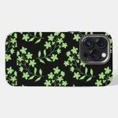 幾何学的な葉 iPhoneケース (裏面横)