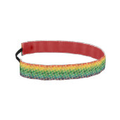 幾何学的な虹 アスレチックヘッドバンド (左)